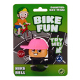 Zvonček na bicykel Ružový