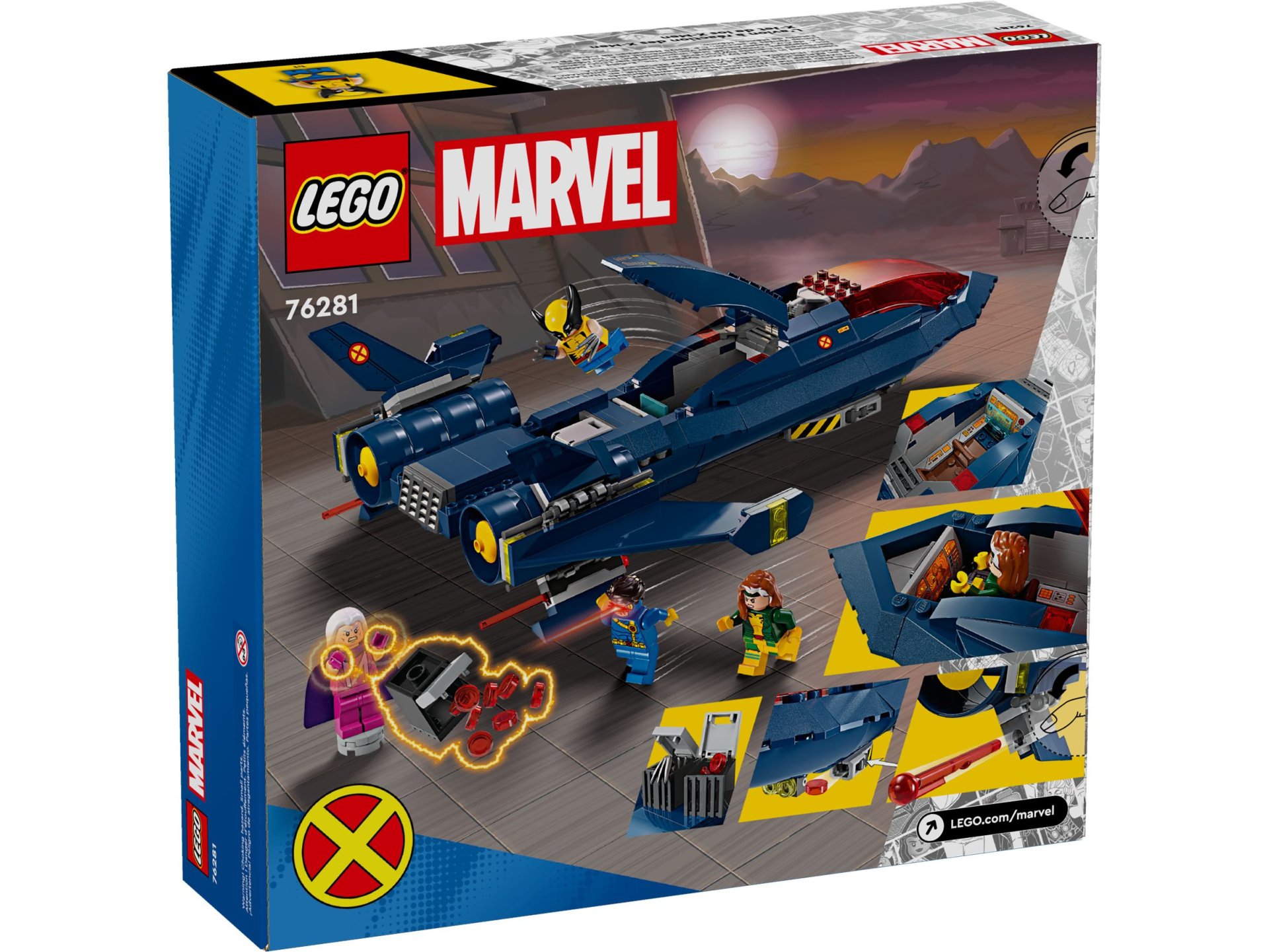 76281 Lego Marvel – X-Men X-Jet | Dráčik - vitajte v internetovom ...