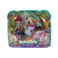 Enchantimals bábika s veľkým zvieratkom Hedda Hippo & Lake