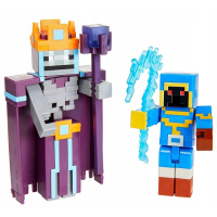 Minecraft Dungeons – Súprava figúrok Dungeon's Stax Vs Skeleton Necromancer