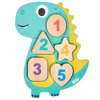 Drevené puzzle s číslami