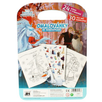 Ľadové kráľovstvo 2 - Vymaľovanky + samolepky