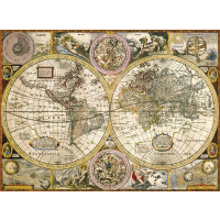 Puzzle 3000 - Starožitná mapa sveta