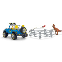 Schleich Dinosaurs – Terénne auto s výbehom pre dinosaura 41464