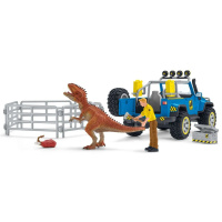 Schleich Dinosaurs – Terénne auto s výbehom pre dinosaura 41464