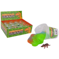 Farebný sliz s dinosaurom