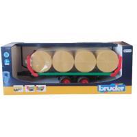 Bruder – Vlečka s balíkmi sena