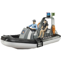 Bruder - Policajný čln s 2 figúrkami