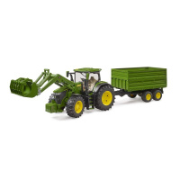 Bruder – Traktor s nakladačom a prívesom