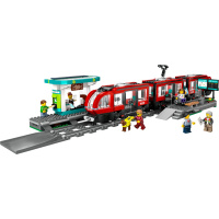 60423 Lego City – Električka a zastávka v centre mesta