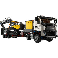 42175 Lego Technic – Nákladné auto Volvo FMX a elektrický bager EC230