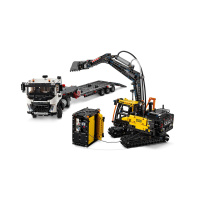 42175 Lego Technic – Nákladné auto Volvo FMX a elektrický bager EC230