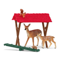 Schleich - Kŕmenie lesných zvierat 42658
