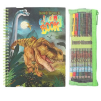 Dino World – Maľovanky s farbičkami