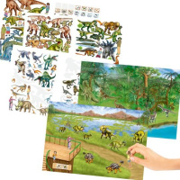 Dino World – Samolepkový zošit