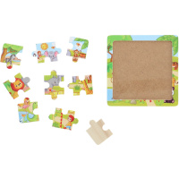 Drevené puzzle 9 ks