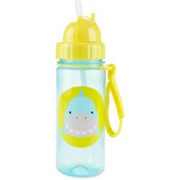Fľaša so slamkou – Žralok 390 ml