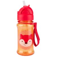 Fľaša so slamkou – Líška 355 ml