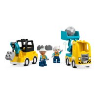 10475 Lego Duplo – Vozidlá na stavbe 3 v 1