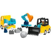10475 Lego Duplo – Vozidlá na stavbe 3 v 1