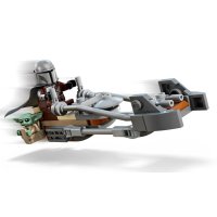 75436 Lego Star Wars - Mandalorian, Grogu a spídrová motorka