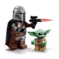 75436 Lego Star Wars - Mandalorian, Grogu a spídrová motorka