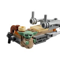 75436 Lego Star Wars - Mandalorian, Grogu a spídrová motorka