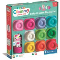 Clemmy - Súprava 10 kociek Jednorožec