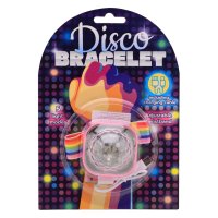 Nabíjateľný náramok s disco guľou