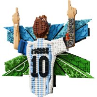 43018 Lego Editions - Lionel Messi - Okamih víťazstva
