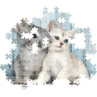 Puzzle 500 – Mačiatko a zajačik