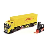 Dickie – Ťahač DHL s vysokozdvižným vozíkom