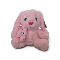 Plyšová mama s mláďaťom 40 cm
