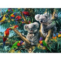 Puzzle 500 - Koaly na strome