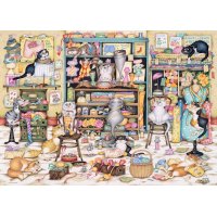 Puzzle 1000 - Mačacia šijacia dielňa