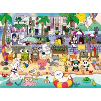 Puzzle 150 – Zábava na plážovej promenáde