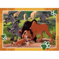 Puzzle 4x42 - Disney: Leví kráľ