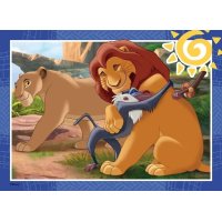 Puzzle 4x42 - Disney: Leví kráľ