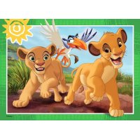 Puzzle 4x42 - Disney: Leví kráľ