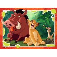 Puzzle 4x42 - Disney: Leví kráľ