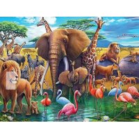 Puzzle 200 XXL – Zvieratá v Afrike