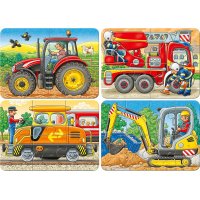 Moje prvé puzzle 4v1 – Dopravné prostriedky