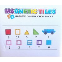 Magnetická stavebnica – 45 ks