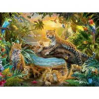 Puzzle 1500 - Leopardy v džungli