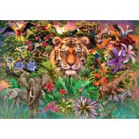 Puzzle 1000 - Tiger z džungle