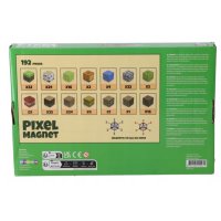 Pixel Magnet stavebnica - Magnetické kocky 192 ks