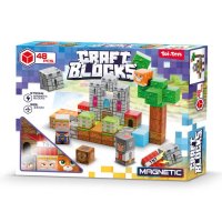 Craft Blocks - Magnetická stavebnica 48 ks