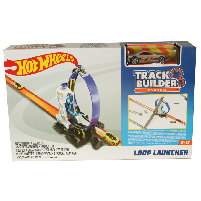 Hot Wheels - Dráha Track Builder Loop Launcher
