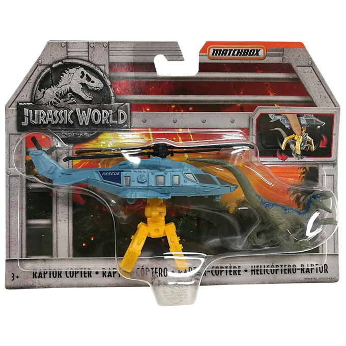 Jurassic World - Vozidlo s dinosaurom Raptor Copter