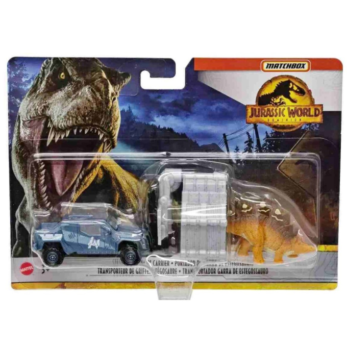 Jurassic World - Vozidlo s dinosaurom Stegosaurus Claw Carrier
